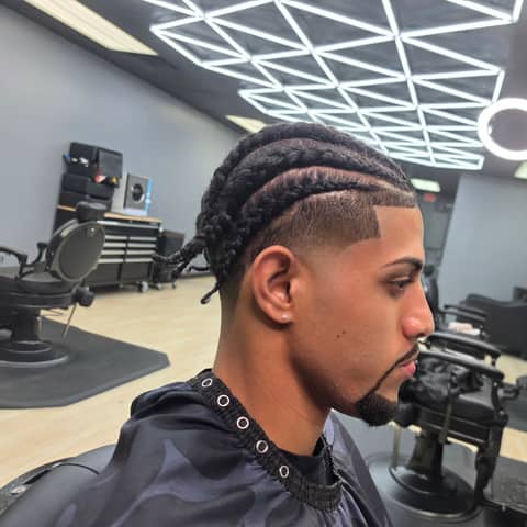 Haircut and grooming work at Legacy Studio Barbershop