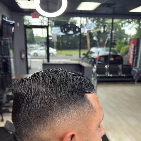 Haircut and grooming work at Legacy Studio Barbershop
