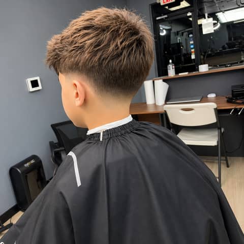 Haircut and grooming work at Legacy Studio Barbershop