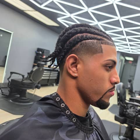Haircut and grooming work at Legacy Studio Barbershop