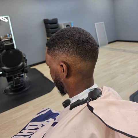 Haircut and grooming work at Legacy Studio Barbershop