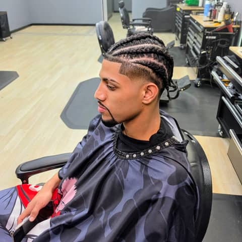 Haircut and grooming work at Legacy Studio Barbershop