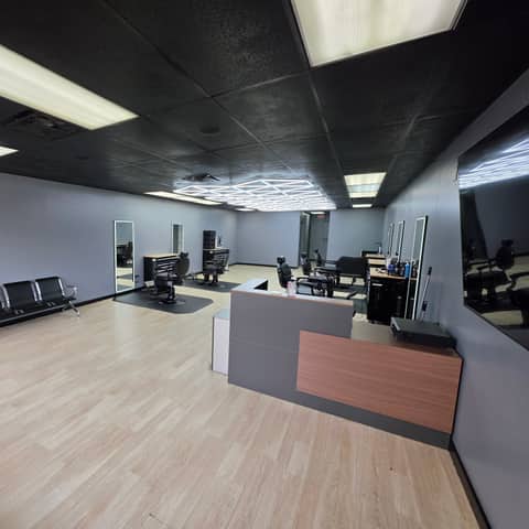 Haircut and grooming work at Legacy Studio Barbershop